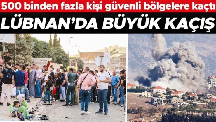 Lübnan’da büyük kaçış