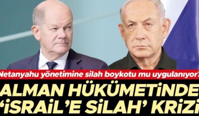 Alman hükümetinde ‘İsrail’e silah’ krizi