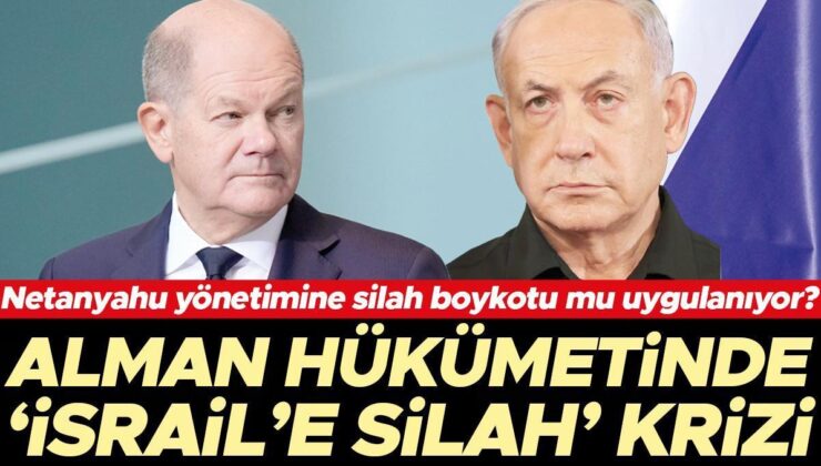 Alman hükümetinde ‘İsrail’e silah’ krizi