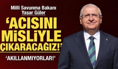 Bakan Güler: Acısını misliyle çıkaracağız!