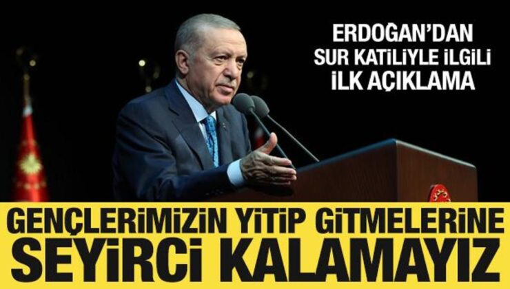 Cumhurbaşkanı Erdoğan’dan sur katiliyle ilgili açıklama