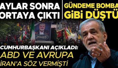 Gündeme bomba gibi düşen açıklama! İran Cumhurbaşkanı: Haniye suikastına yanıt vermememiz halinde Gazze’de ateşkes sözü verilmişti