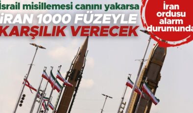 İsrail misillemesi canını yakarsa İran 1000 füzeyle karşılık verecek