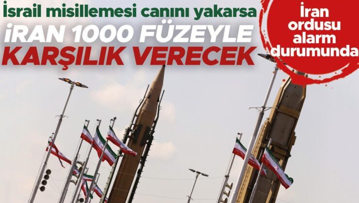 İsrail misillemesi canını yakarsa İran 1000 füzeyle karşılık verecek