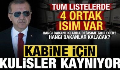 Kulisler kaynıyor: Yeni kabinede kimler olur? Hangi bakanlar yerini korur? İsim verdi…