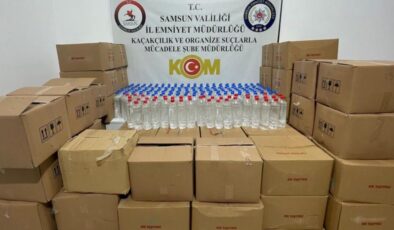 Samsun'da 1200 litre etil alkol ele geçirildi – Güncel haberler