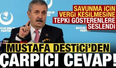 Savunma sanayii için vergi kesilmesine tepki gösterenlere Destici’den çarpıcı cevap!