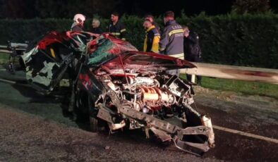 Tekirdağ'da aydınlatma direğine çarpan otomobildeki 1 kişi öldü, 1 kişi yaralandı – Güncel haberler