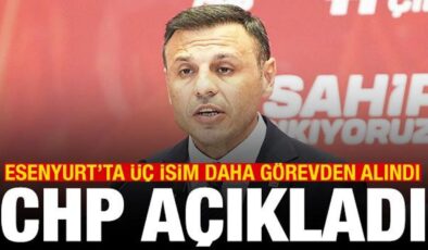 CHP açıkladı! Esenyurt’ta üç isim daha görevden alındı