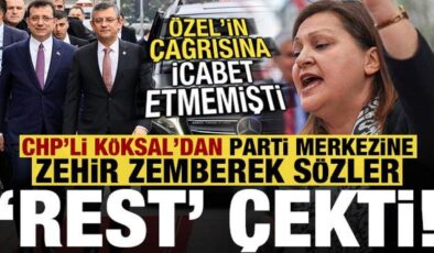 Özel’in ‘Esenyurt’ çağrısına icabet etmeyen CHP’li Köksal’dan zehir zemberek açıklama!