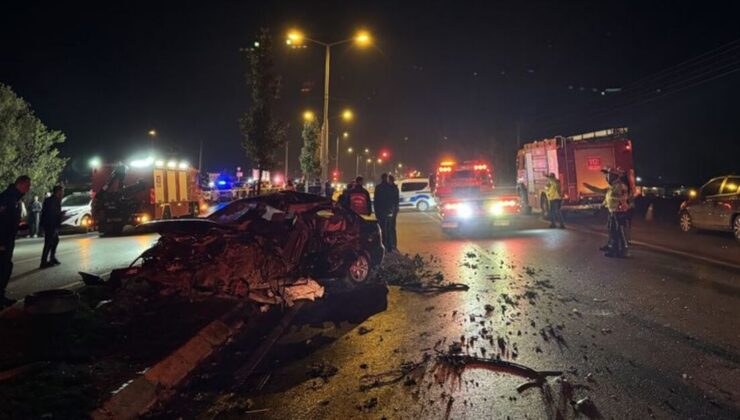 Sakarya'da 4 aracın karıştığı kazada 1 kişi öldü, 3 kişi yaralandı